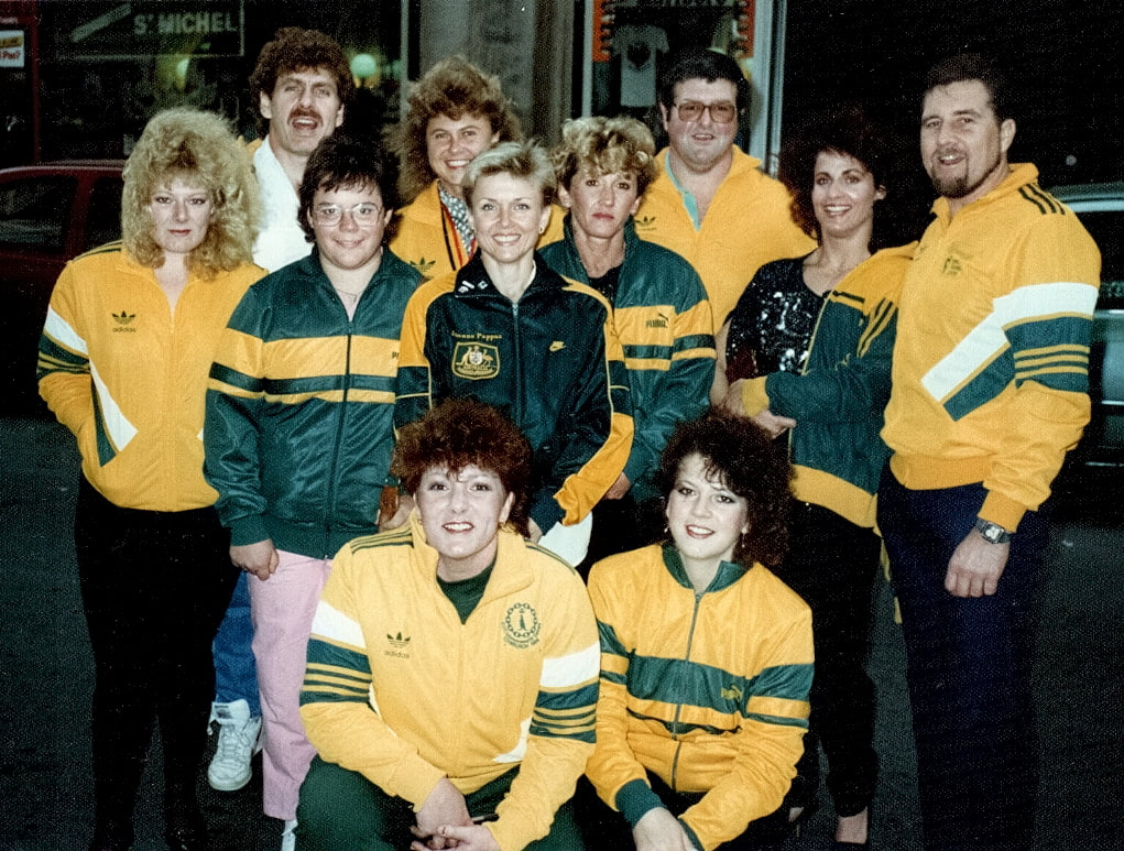 Australian Women's Powerlifting Team, World Championships, Belgium 1988